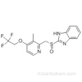 1H-Benzimidazolo, 2 - [(R) - [[3-metil-4- (2,2,2-trifluoroetossi) -2-piridinil] metil] sulfinile] - CAS 138530-94-6